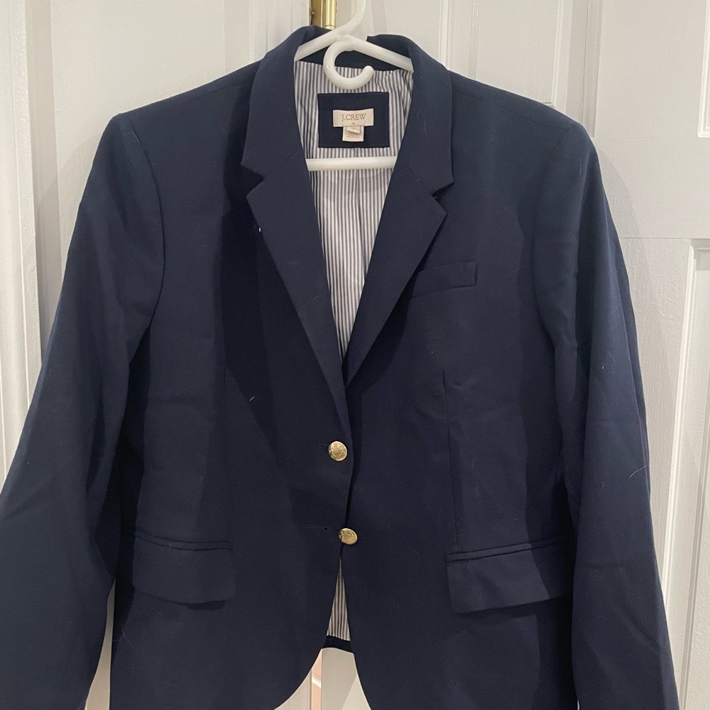 Navy J. crew blazer womens size 18